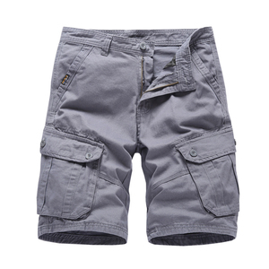 Pantalones cortos chinos ecológicos de secado rápido transpirables sólidos a la moda, venta al por mayor de algodón hasta la rodilla para exteriores, ropa de verano para hombres, servicio OEM - Product Image 5