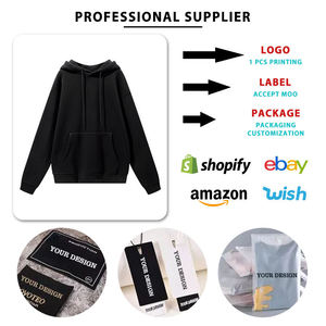 Sweat à capuche surdimensionné pour hommes 100% coton hiver en détresse poids lourd lavage à l'acide sérigraphie bouffée impression conception graphique haut fabriqué - Product Image 2