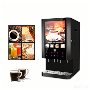 <span class=keywords><strong>Machine</strong></span> à café instantanée électrique commerciale, quatre saveurs, boîtier en acier inoxydable, utilisation en <span class=keywords><strong>voiture</strong></span>, hôtel, prise américaine - pour les cafés, les bureaux - Product Image 1