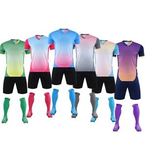 เสื้อฟุตบอลผู้ชายไซส์ใหญ่ ระบายอากาศได้ดี สวมใส่สบาย ปรับแต่งตัวอักษร หมายเลข ชื่อ ทีมฟุตบอล ชุดฝึกซ้อมกีฬา - Product Image 1