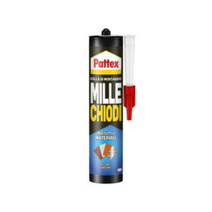 Pattex Millechiodi Resistente all'Acqua Interni/Esterni Gr.450 - Product Image 1