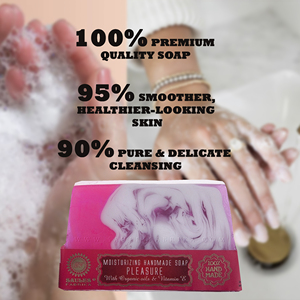 Pure Pleasure Touch <b>Soap</b> Bar 80g Luxury Indulgence Smooth Skin Cleanser Body Face Wash Premium Care Private Label OEM ODM - Product Image 2
