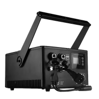 Laser RGB IP66 10W contrôlé par application, lumière laser pleine couleur 10 watts pour DJ, discothèque, mariage, théâtre, événement
