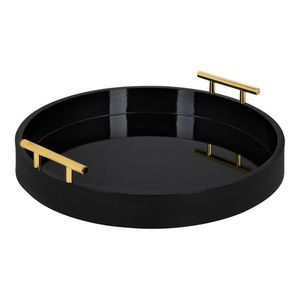 Fabuloso diseño de gran tamaño bandeja de metal para servir alimentos bandeja de metal de primera calidad para servir alimentos para el hogar bandeja decorativa de mesa - Product Image 3