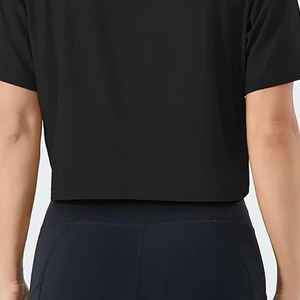 Nuevo estilo, diseño de logotipo personalizado, camisetas cortas para mujer/venta al por mayor, nuevas camisetas cortas de manga corta con estampado de moda para mujer - Product Image 6