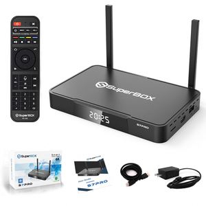 Auténtica Solución Multimedia para el Hogar SUPER BOX S7 PRO, 4GB RAM, 32GB ROM, Reproducción Local en EE. UU. Inventario - Product Image 1