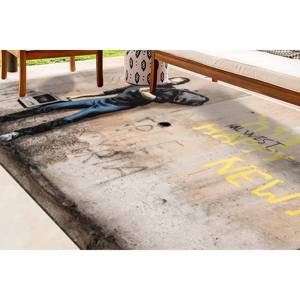 Tapis imprimé abstrait - Art moderne pour votre espace de vie, tapis en velours - Product Image 5