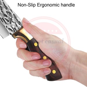 Couteau de cuisine forgé à la main Couteau à désosser de chef en acier inoxydable Couteaux à désosser damas personnalisés - Product Image 2