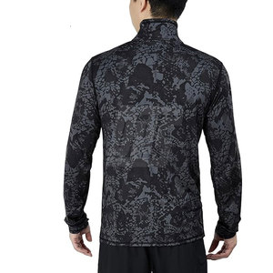 Veste à fermeture éclair sur le côté sublimée élégante pour hommes, veste à fermeture éclair sur le côté sublimée pour le sport et les vêtements décontractés - Product Image 3