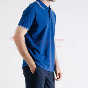 Camiseta Polo de Golf con cuello de solapa y logotipo personalizado 2025, 100% de algodón, diseño personalizado, ropa Polo de tu propia marca - Product Image 4