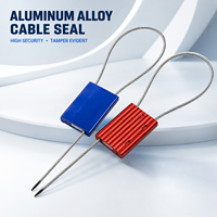 Sellos de Seguridad de Aluminio Numerados Personalizados ST-CS-HJ7, Sello de Cable de Acero Desechable para Logística