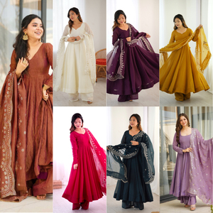 Vestido de Fiesta de Diseño Elegante con Dupatta, Bordado Intenso con Lentejuelas, Tallas Grandes, Vestidos de Noche - Product Image 6