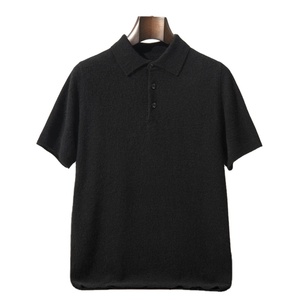 Trending 2025 Custom Polo Shirt Collar striped <b>Tshirt</b> for Men Vintage Style mens polo shirt - Product Image 1