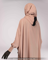 Robe longue ample respirante de haute qualité avec poche kangourou intégrée et capuche pour tenue islamique modeste pour femmes musulmanes