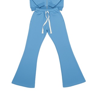 Custom Tracksuits for Men Breathable Oversized High Quality 100% Cotton Heavyweight with Drawstring Blank Tracksuits <b>Low</b> price - Product Image 6