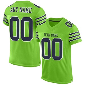 Camiseta de Fútbol Americano Personalizable para Hombre, Uniforme Deportivo Transpirable con Mangas Cortas, Talla Grande para Jóvenes y Adultos - Product Image 3