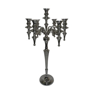Candelabro de Cristal con Acabado Antiguo para Decoración del Hogar, Interior, Bodas, Portavelas, Decoración del Hogar - Product Image 2