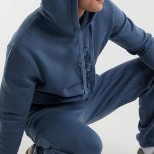 Jersey de gran tamaño de marca 100% sudaderas con capucha mezcladas de algodón para hombres, venta al por mayor, Sudadera con capucha lisa en blanco, sudaderas con capucha de talla grande para niños - Product Image 3