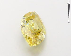 2.52CT VVS Fancy Lab Créé Diamant Fantaisie Couleur Jaune HPHT CVD Diamant Lâche Cultivé en Laboratoire pour Bijoux - Product Image 4