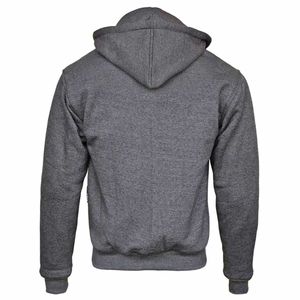 Sudadera con capucha de motorista para hombre, chaqueta de motocicleta, sudadera transpirable para montar en moto, para todo tipo de clima, blindada CE para hombro, codo y espalda - Product Image 5