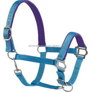 Anillo de nailon hecho a mano de alta calidad con cuello halter acolchado, accesorio de satén con hebilla, color Turquesa - Product Image 6