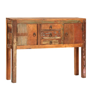 ตู้เก็บของไม้เนื้อแข็งแบบทำสีสไตล์วินเทจ - Product Image 1