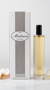 Perfume Líquido Madisson al por Mayor, 100 ml, Aroma Floral y Frutal, Notas Dulces Femeninas - Product Image 3