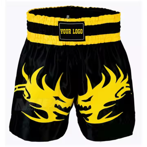 Diseñe sus propios pantalones cortos Ufc de sublimación personalizados 100% poliéster ropa de artes marciales para boxeo para adultos pantalones cortos con logotipo personalizado OEM - Product Image 6