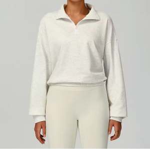 Custom <b>Women</b> Oversize Hoodies Hooded Pullover Sweatshirts Long Sleeve <b>Fleece</b> Fall Winter Clothes <b>Tops</b> With Pocket - Product Image 3