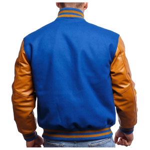 Chaqueta de Béisbol de Cuero Estilo Urbano para Hombre, Talla Grande, Informal, para Invierno, Chaqueta Universitaria de Béisbol para Hombre - Product Image 5