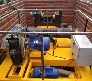 Crabe de câble métallique électrique de capacité 2MT avec boîte de vitesses automatique et panneau électrique de l'exportation indienne - Product Image 2