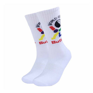 Calcetines de equipo con logotipo personalizado, calcetines deportivos informales antibacterianos, impresión Digital, punto liso, mezclas de algodón, venta al por mayor, bajo MOQ Vietnam - Product Image 3