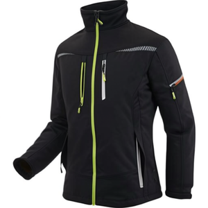 Ropa de Trabajo Terrax # # # # Impermeable Softshell # # # # L # # # # Negro/Verde Lima - Product Image 2