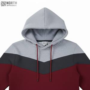 Sweat à capuche épais en coton éponge de haute qualité pour hommes, sweat-shirt en polaire à épaules tombantes personnalisé, sweat-shirt à capuche de grande taille - Product Image 3