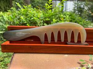 The CRAFT EXIM Other Material Handcrafted Hand Engraved <b>Hair</b> <b>Comb</b> for Daily Grooming and Smooth <b>Hair</b> Use - Product Image 2