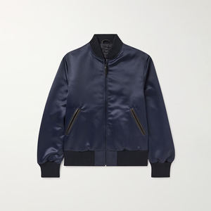 2024 chaqueta de bombardero informal de invierno personalizada para hombre, diseño superior de alta calidad con cuello levantado, prendas de vestir de estilo Hip Hop - Product Image 1