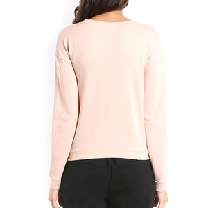 Sudaderas Extra Grandes de Otoño Invierno, Sudadera Informal de Color Sólido, Manga Larga, Estilo Urbano, Cuello Redondo, Holgada, para Mujer - Product Image 3