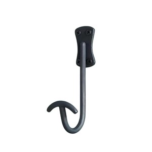 Gancho decorativo de fácil instalación, ganchos y soporte de montaje en pared de hierro fundido, gancho colgante de abrigo de Metal de estilo Vintage de hierro forjado 2025 - Product Image 2