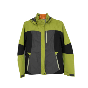 Nouvelle veste unisexe multi-panneaux en softshell à capuche, résistante à l'eau et au vent, résistante aux rayures, avec doublure en polaire ajoutée - Product Image 1