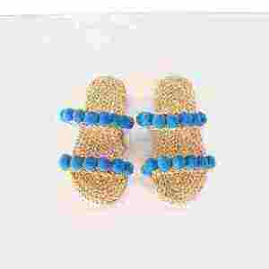 Jacinto de agua para zapatillas Ecológico Interior Abierto Sostenible Cómodo Estilo de vida natural de moda Hecho en Vietnam - Product Image 4