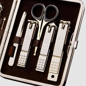 Chuyên Nghiệp Cầu Vồng Làm Móng Tay Kit Móng Chân Thiết Lập Móng Tay Mới Tập Tin & Cắt Với EMS Công Nghệ Vật Liệu Thép Da Sang Trọng Trường Hợp - Product Image 4