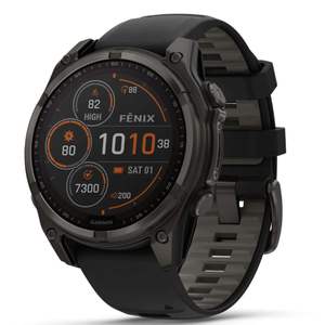 Nuevo Garmin Fenix 8 Sapphire de 47 mm con Pantalla AMOLED, Correa de Silicona Gris Carbón, GPS, Sellado, Origen Estadounidense, 1 Año de Garantía - Product Image 2