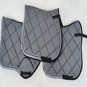 All Sports Grey Horse Riding Tack Equipment Almohadillas para SILLÍN de deportes ecuestres - Product Image 1