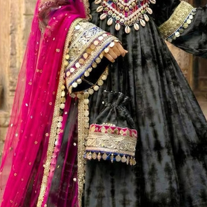 Robes afghanes pour femmes, dernières tendances 2026, prix de gros, fabrication artisanale, style banjara, robes tribales afghanes kuchi vintage pour femmes - Product Image 4