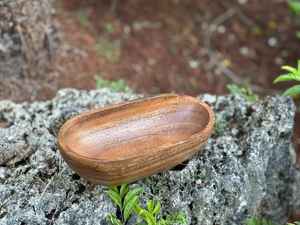 Cuencos Decorativos Rústicos de Madera Tallados a Mano para Ensaladas para Negocios de Alimentos, Cuenco Único de Concreto - Product Image 5