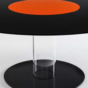Ensemble de table à manger Lazy Hub de style moderne, convertible et extensible, assemblé avec un design minimaliste, fabriqué en pierre frittée boisée - Product Image 2