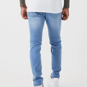 2025 New Fashion High Quality Men's Double Knee Work Carpenter Pants Denim Jeans <b>Painter</b> Custom Regular Denim Sweatpants - Product Image 2