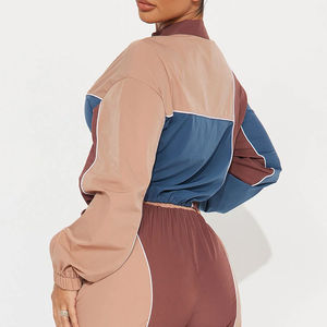 Ensembles coupe-vent pour femmes 2 pièces de qualité supérieure Veste et pantalon coupe-vent imperméables Ensembles coupe-vent décontractés personnalisés en gros - Product Image 6