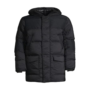 Fresh Arrivals Men's Superior Quality Oversized Puffer <b>Jacket</b> Breathable Eco-Friendly <b>Fleece</b> <b>Lining</b> Front Pockets Winter - Product Image 1