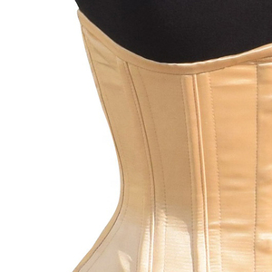 ชุดกระชับสัดส่วนคอชคอร์เซ็ทพลัสไซส์ แบบรัดใต้หน้าอก มีโครงเหล็ก กระชับแน่น ผ้าลูกไม้และผ้าซาตินแบบมีรู คุณภาพสูง ปรับได้ เหมาะสำหรับออกกำลังกาย - Product Image 3